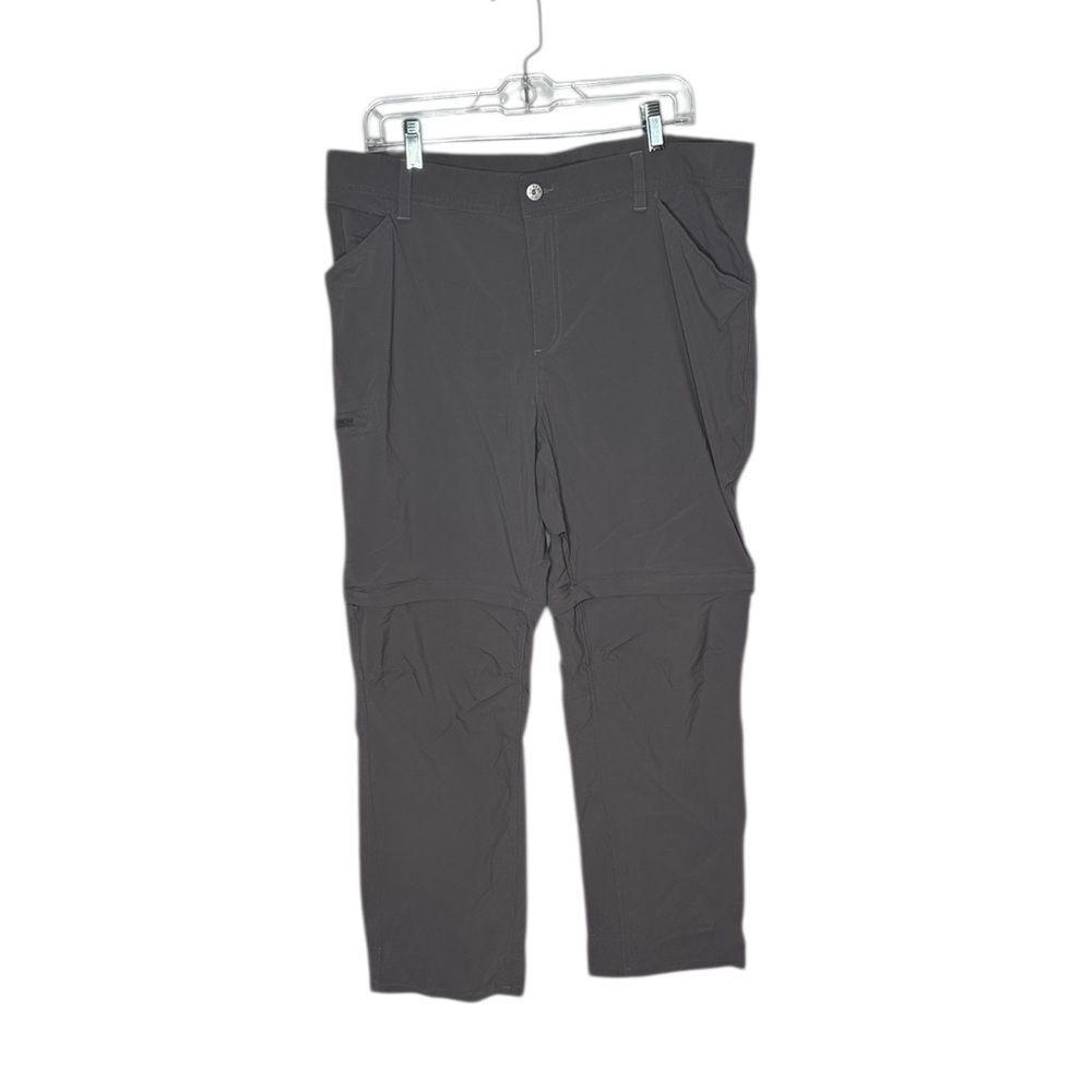 L.L. Bean Women’s No Fly Zone Insect Repellent Grey Convertible Pants. 18R